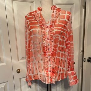 Jeff Gallano blouse. NWT